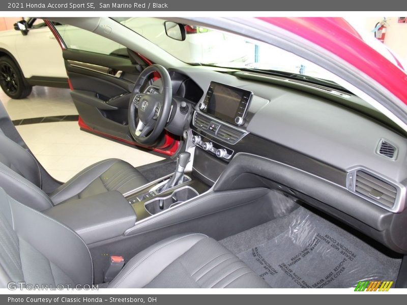 San Marino Red / Black 2021 Honda Accord Sport SE