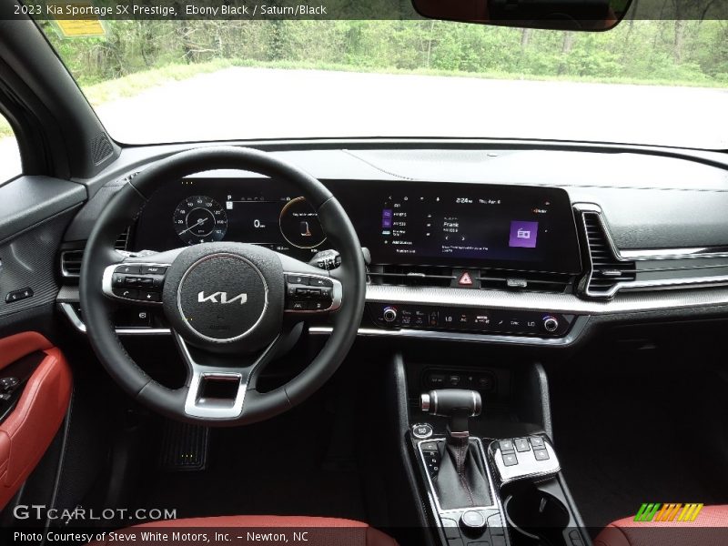 Dashboard of 2023 Sportage SX Prestige