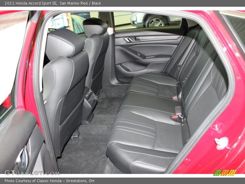 San Marino Red / Black 2021 Honda Accord Sport SE