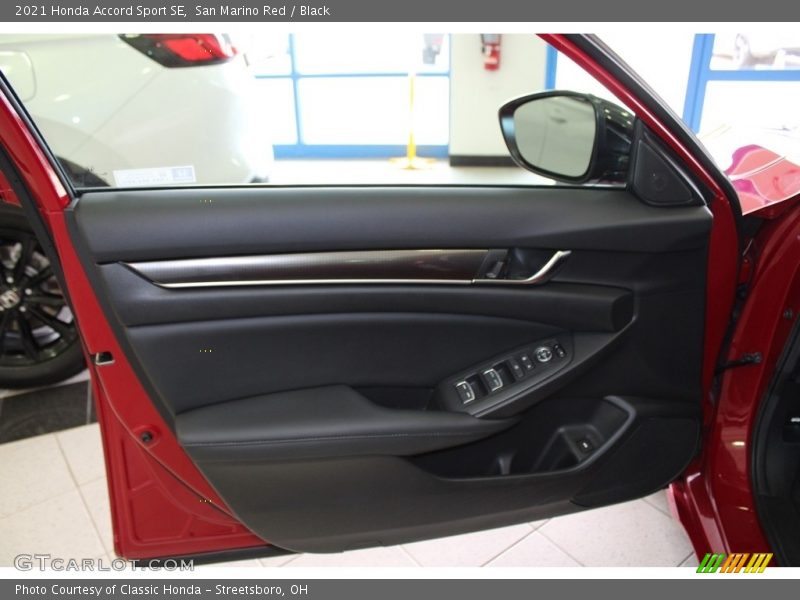 San Marino Red / Black 2021 Honda Accord Sport SE
