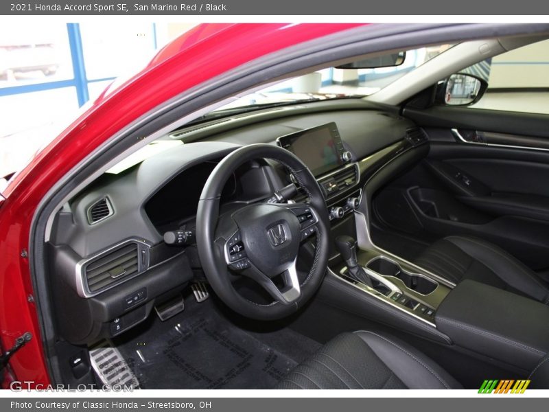 San Marino Red / Black 2021 Honda Accord Sport SE