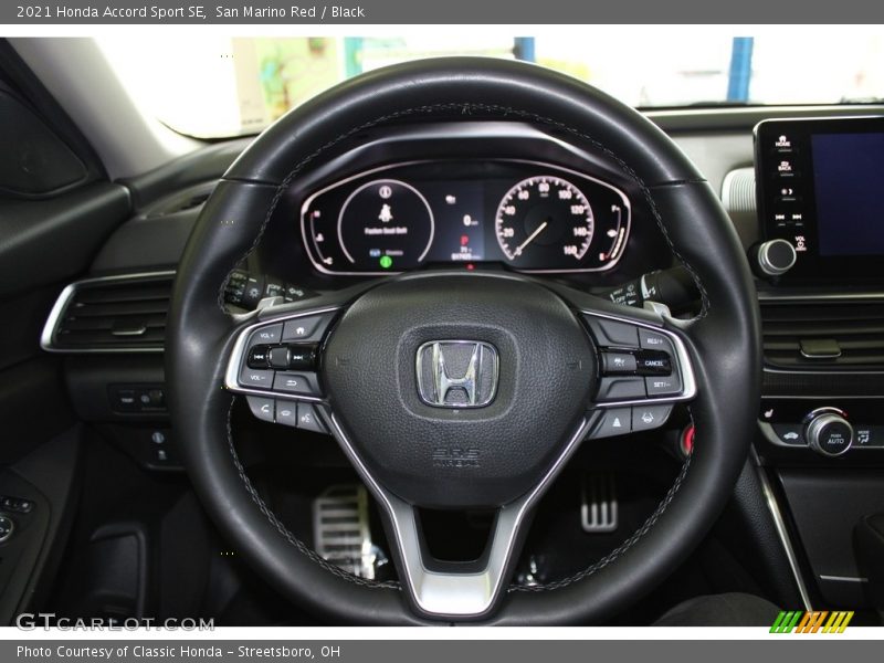 San Marino Red / Black 2021 Honda Accord Sport SE