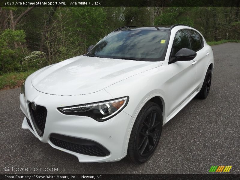 Alfa White / Black 2020 Alfa Romeo Stelvio Sport AWD