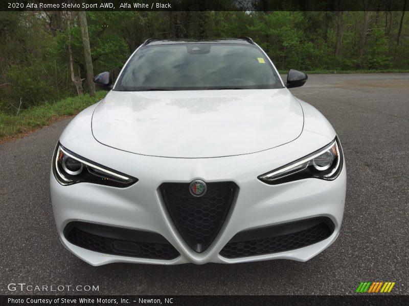 Alfa White / Black 2020 Alfa Romeo Stelvio Sport AWD