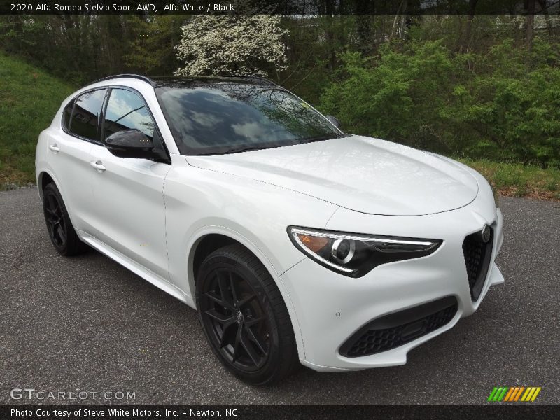 Front 3/4 View of 2020 Stelvio Sport AWD