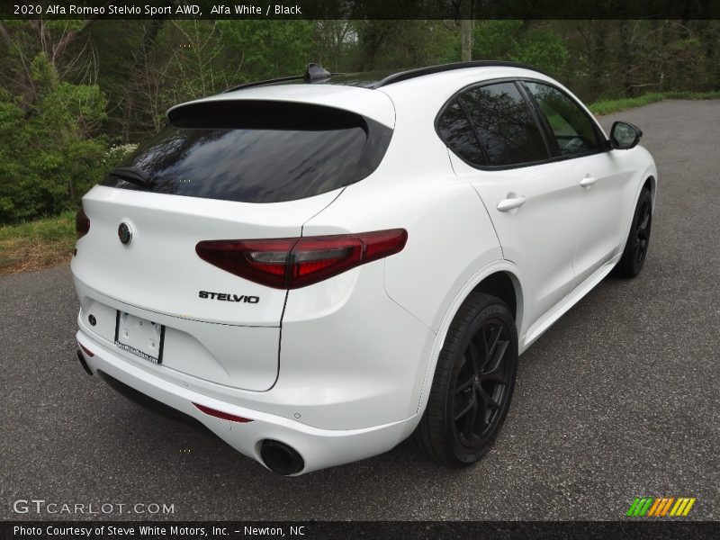Alfa White / Black 2020 Alfa Romeo Stelvio Sport AWD