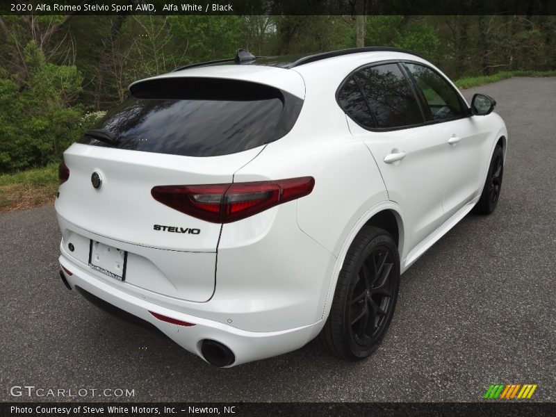 Alfa White / Black 2020 Alfa Romeo Stelvio Sport AWD