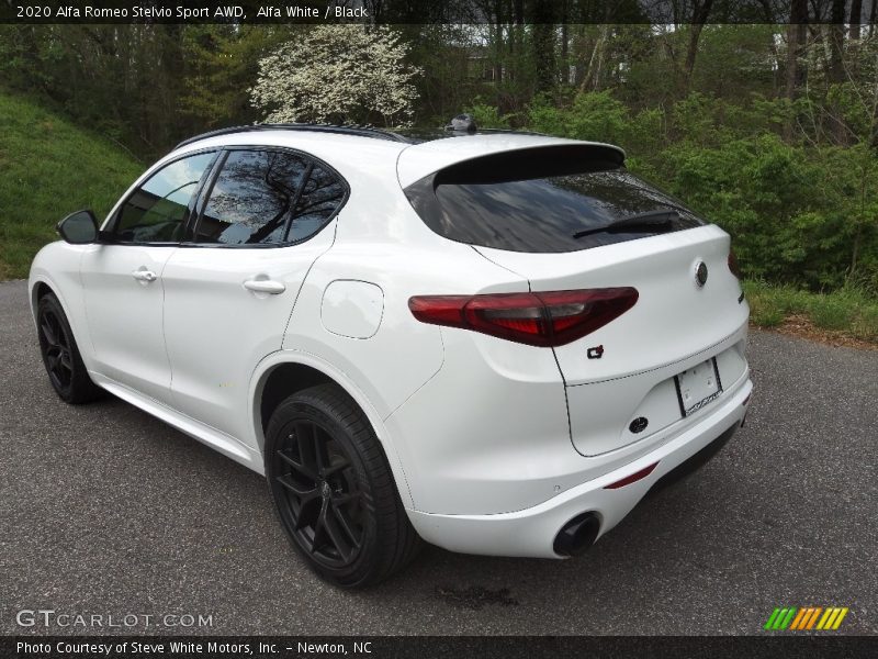 Alfa White / Black 2020 Alfa Romeo Stelvio Sport AWD