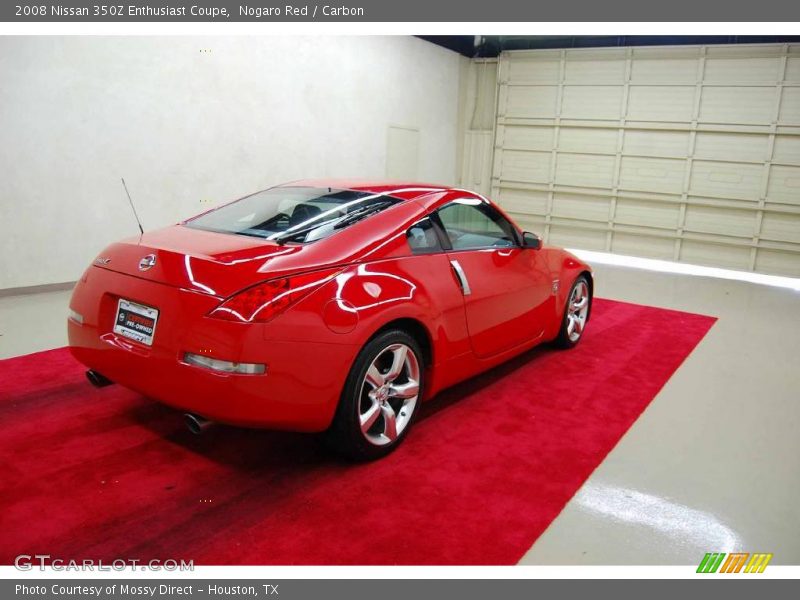 Nogaro Red / Carbon 2008 Nissan 350Z Enthusiast Coupe