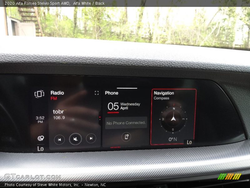 Alfa White / Black 2020 Alfa Romeo Stelvio Sport AWD
