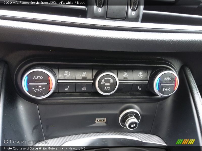 Controls of 2020 Stelvio Sport AWD