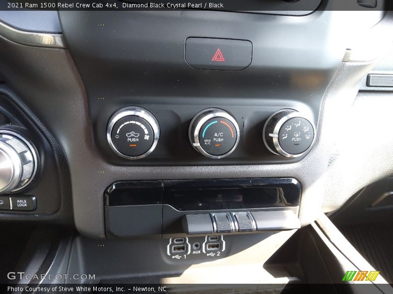 Diamond Black Crystal Pearl / Black 2021 Ram 1500 Rebel Crew Cab 4x4