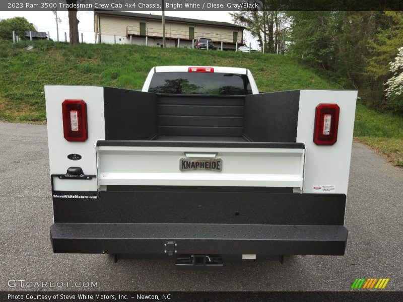 Bright White / Diesel Gray/Black 2023 Ram 3500 Tradesman Crew Cab 4x4 Chassis