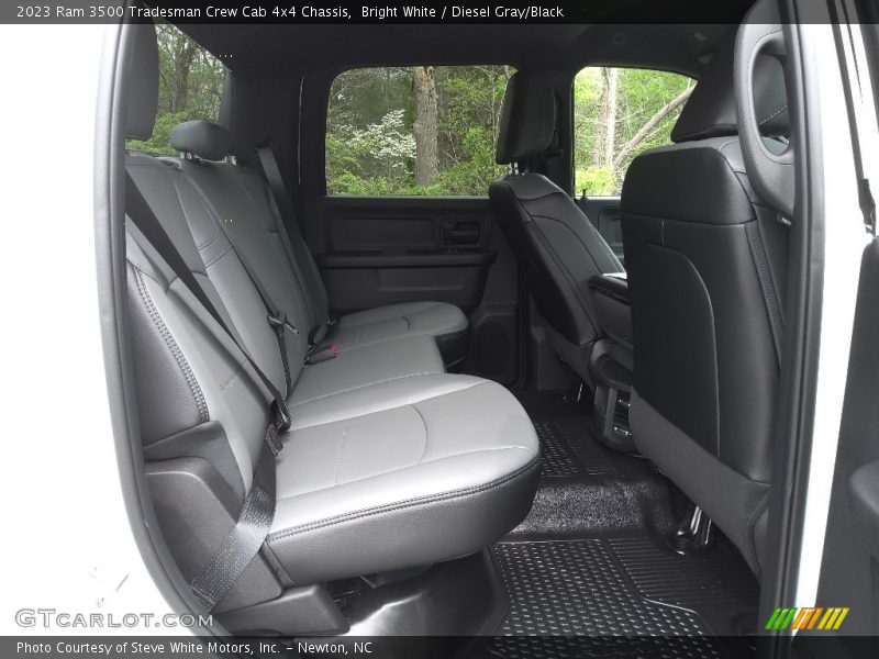 Bright White / Diesel Gray/Black 2023 Ram 3500 Tradesman Crew Cab 4x4 Chassis