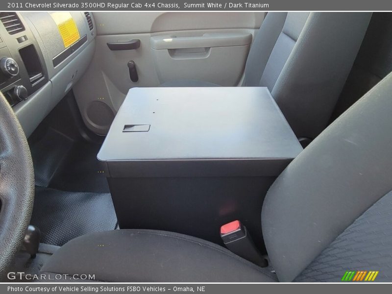 Summit White / Dark Titanium 2011 Chevrolet Silverado 3500HD Regular Cab 4x4 Chassis