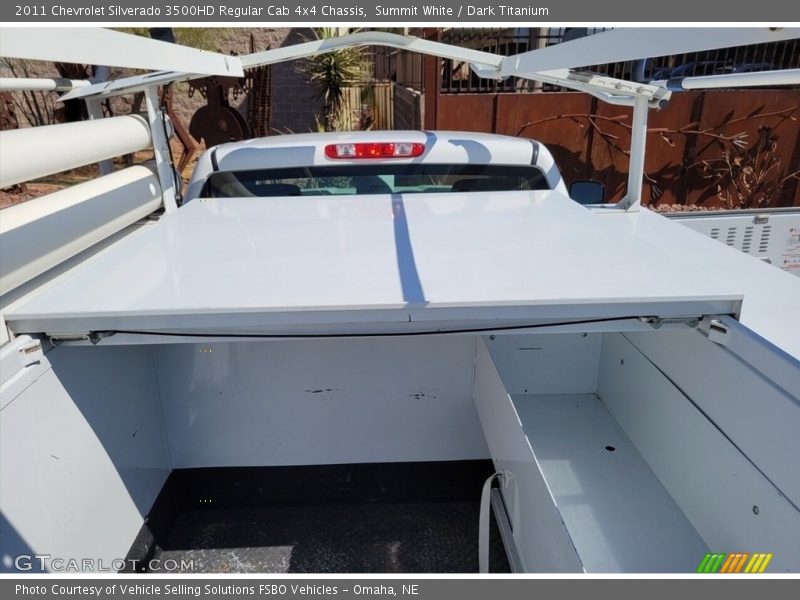 Summit White / Dark Titanium 2011 Chevrolet Silverado 3500HD Regular Cab 4x4 Chassis