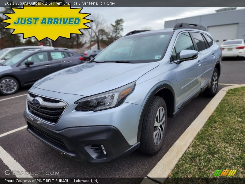 Ice Silver Metallic / Gray 2021 Subaru Outback 2.5i Premium