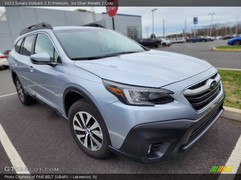 Ice Silver Metallic / Gray 2021 Subaru Outback 2.5i Premium