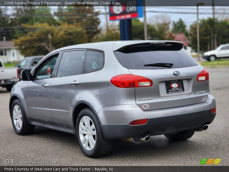 Quartz Silver Metallic / Slate Gray 2008 Subaru Tribeca 5 Passenger