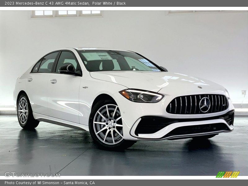 Front 3/4 View of 2023 C 43 AMG 4Matic Sedan