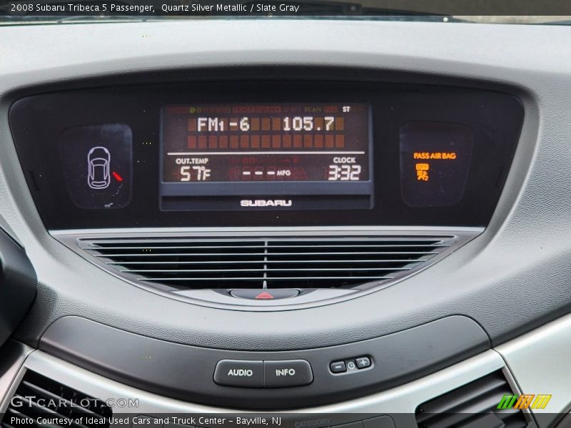 Quartz Silver Metallic / Slate Gray 2008 Subaru Tribeca 5 Passenger