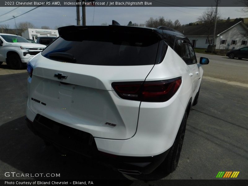 Iridescent Pearl Tricoat / Jet Black/Nightshift Blue 2023 Chevrolet Blazer RS AWD