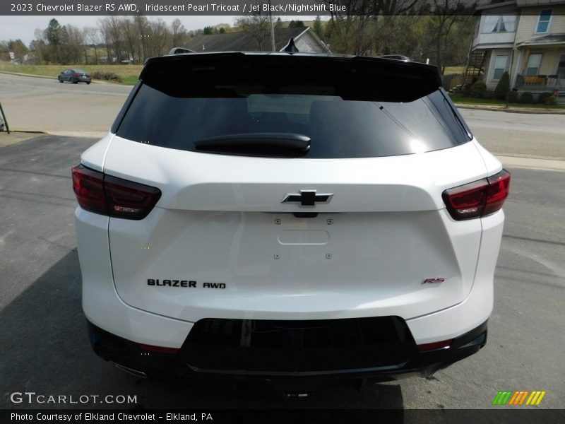 Iridescent Pearl Tricoat / Jet Black/Nightshift Blue 2023 Chevrolet Blazer RS AWD