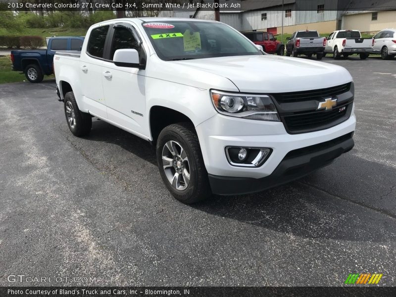 Summit White / Jet Black/Dark Ash 2019 Chevrolet Colorado Z71 Crew Cab 4x4