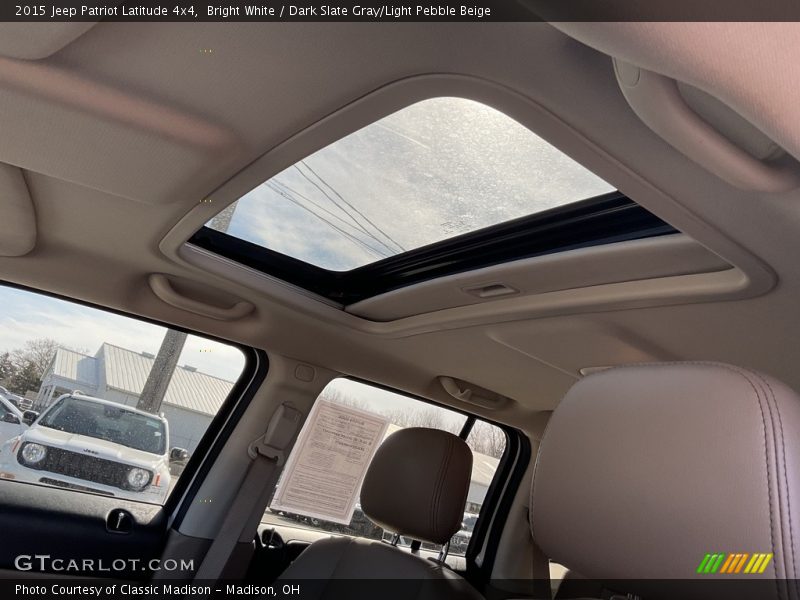 Bright White / Dark Slate Gray/Light Pebble Beige 2015 Jeep Patriot Latitude 4x4