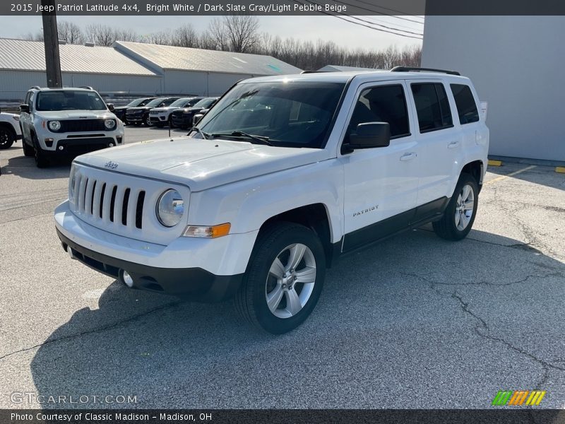 Bright White / Dark Slate Gray/Light Pebble Beige 2015 Jeep Patriot Latitude 4x4