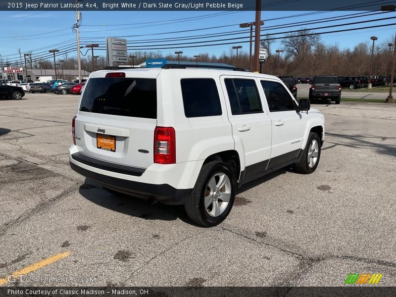 Bright White / Dark Slate Gray/Light Pebble Beige 2015 Jeep Patriot Latitude 4x4