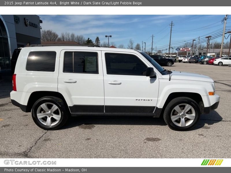 Bright White / Dark Slate Gray/Light Pebble Beige 2015 Jeep Patriot Latitude 4x4