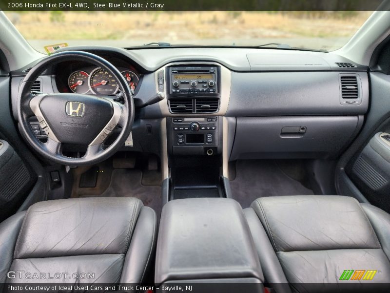 Steel Blue Metallic / Gray 2006 Honda Pilot EX-L 4WD