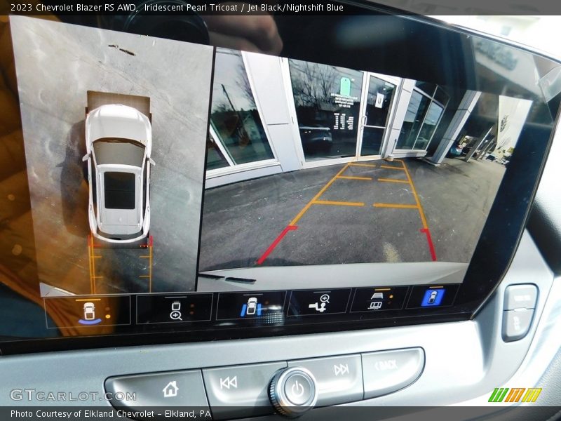 Iridescent Pearl Tricoat / Jet Black/Nightshift Blue 2023 Chevrolet Blazer RS AWD