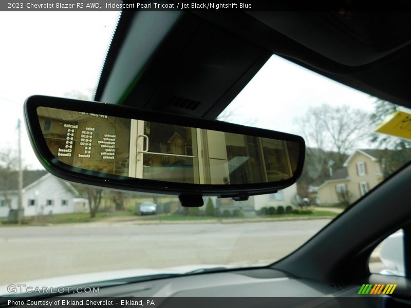 Iridescent Pearl Tricoat / Jet Black/Nightshift Blue 2023 Chevrolet Blazer RS AWD