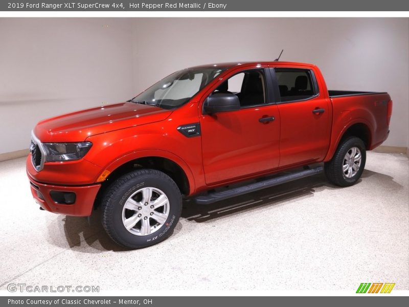 Hot Pepper Red Metallic / Ebony 2019 Ford Ranger XLT SuperCrew 4x4