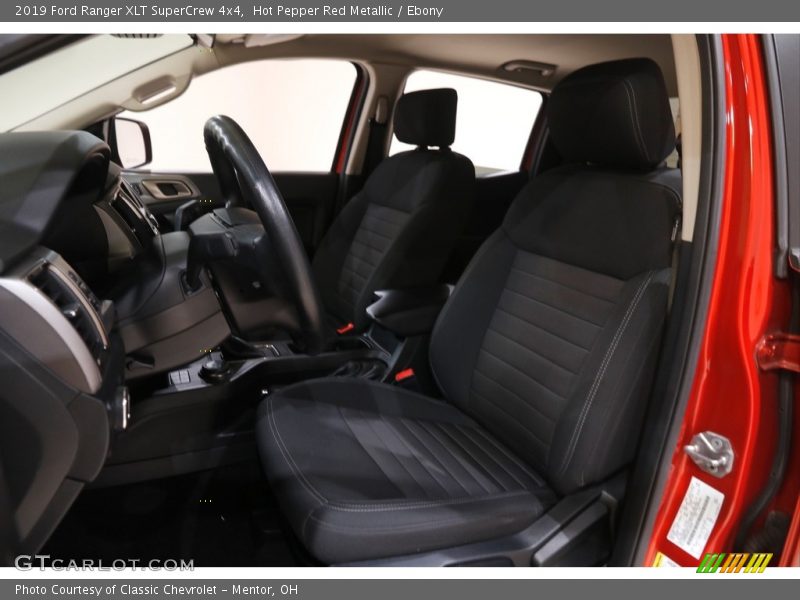 Hot Pepper Red Metallic / Ebony 2019 Ford Ranger XLT SuperCrew 4x4
