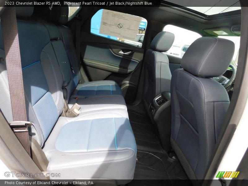 Iridescent Pearl Tricoat / Jet Black/Nightshift Blue 2023 Chevrolet Blazer RS AWD