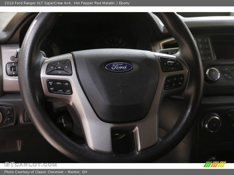 Hot Pepper Red Metallic / Ebony 2019 Ford Ranger XLT SuperCrew 4x4