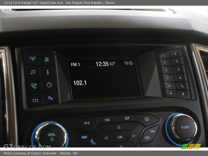 Hot Pepper Red Metallic / Ebony 2019 Ford Ranger XLT SuperCrew 4x4