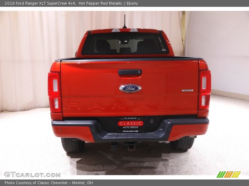 Hot Pepper Red Metallic / Ebony 2019 Ford Ranger XLT SuperCrew 4x4