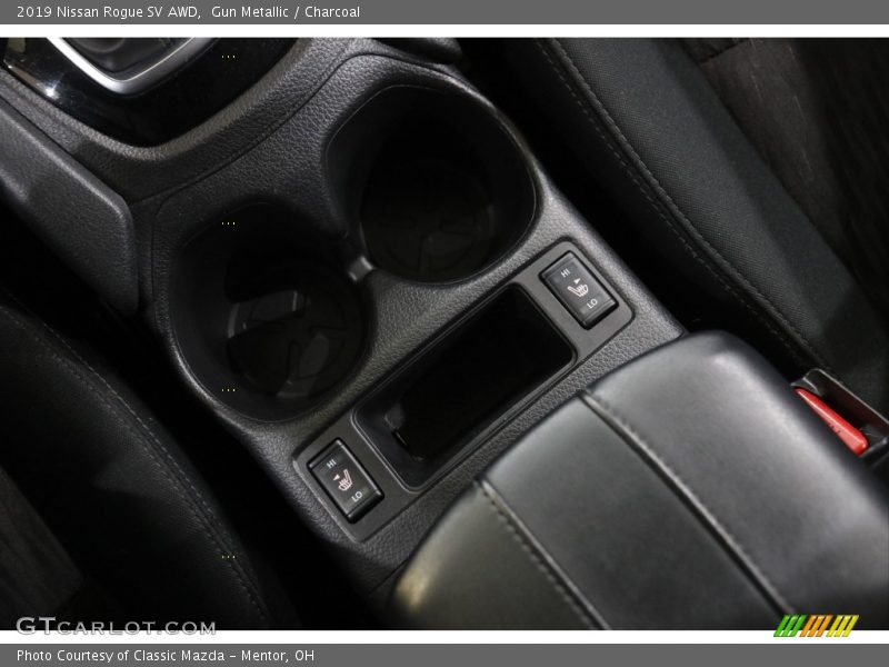 Gun Metallic / Charcoal 2019 Nissan Rogue SV AWD