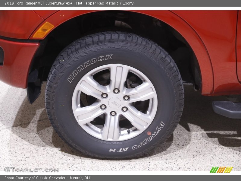 Hot Pepper Red Metallic / Ebony 2019 Ford Ranger XLT SuperCrew 4x4