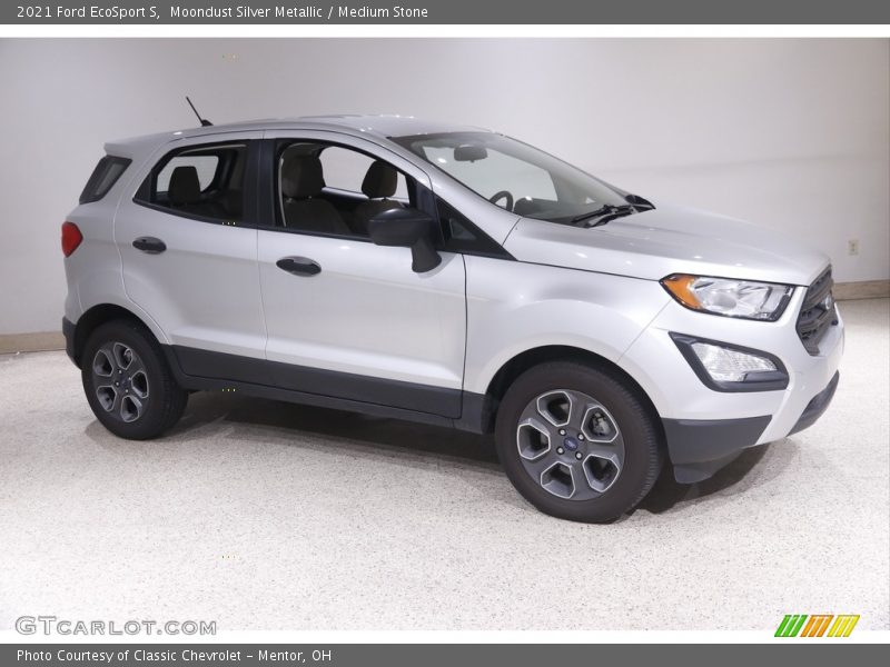 Moondust Silver Metallic / Medium Stone 2021 Ford EcoSport S