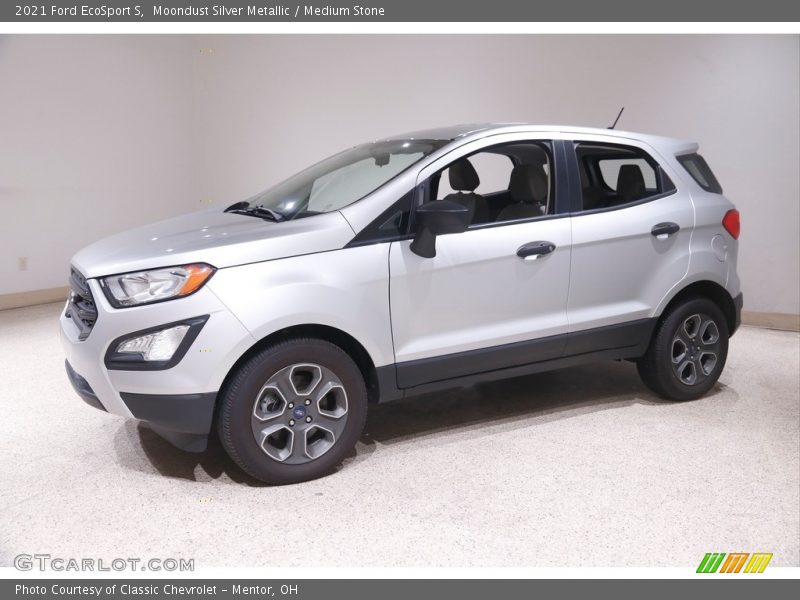 Moondust Silver Metallic / Medium Stone 2021 Ford EcoSport S