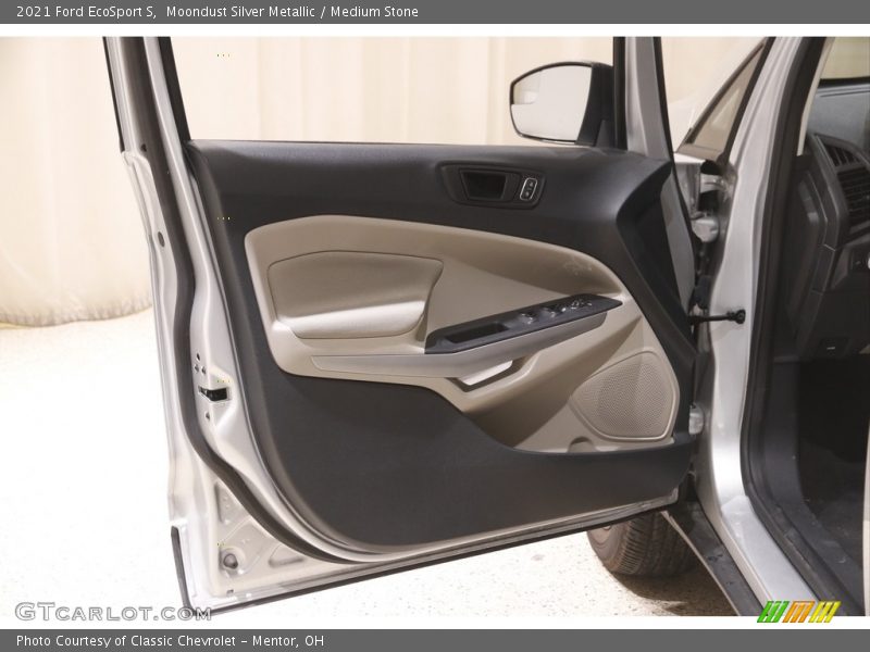 Moondust Silver Metallic / Medium Stone 2021 Ford EcoSport S