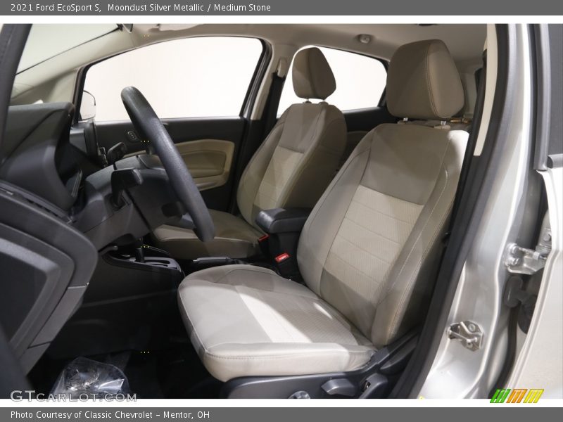 Moondust Silver Metallic / Medium Stone 2021 Ford EcoSport S