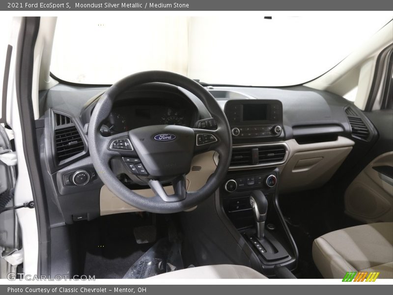 Moondust Silver Metallic / Medium Stone 2021 Ford EcoSport S