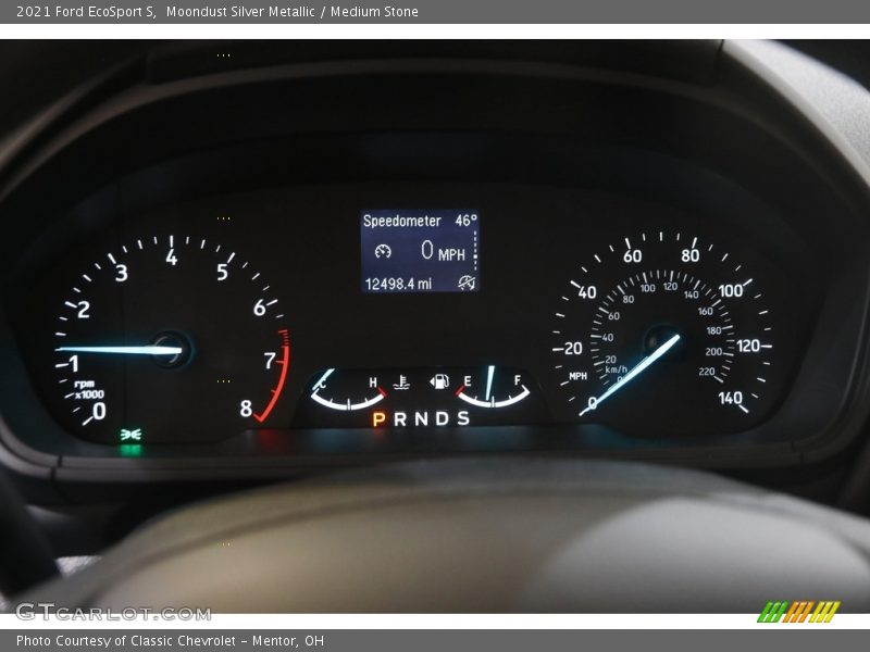 Moondust Silver Metallic / Medium Stone 2021 Ford EcoSport S