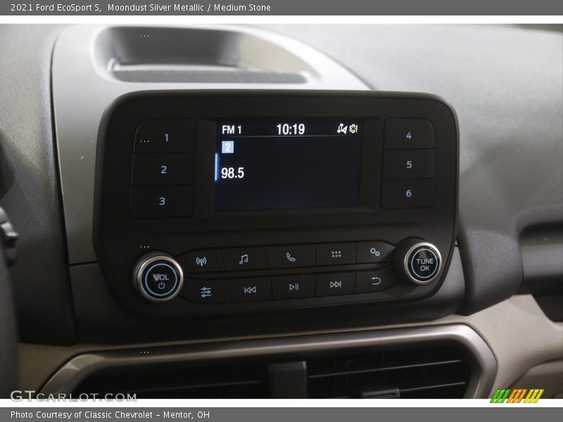 Moondust Silver Metallic / Medium Stone 2021 Ford EcoSport S